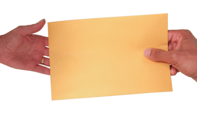 courier delivered letter